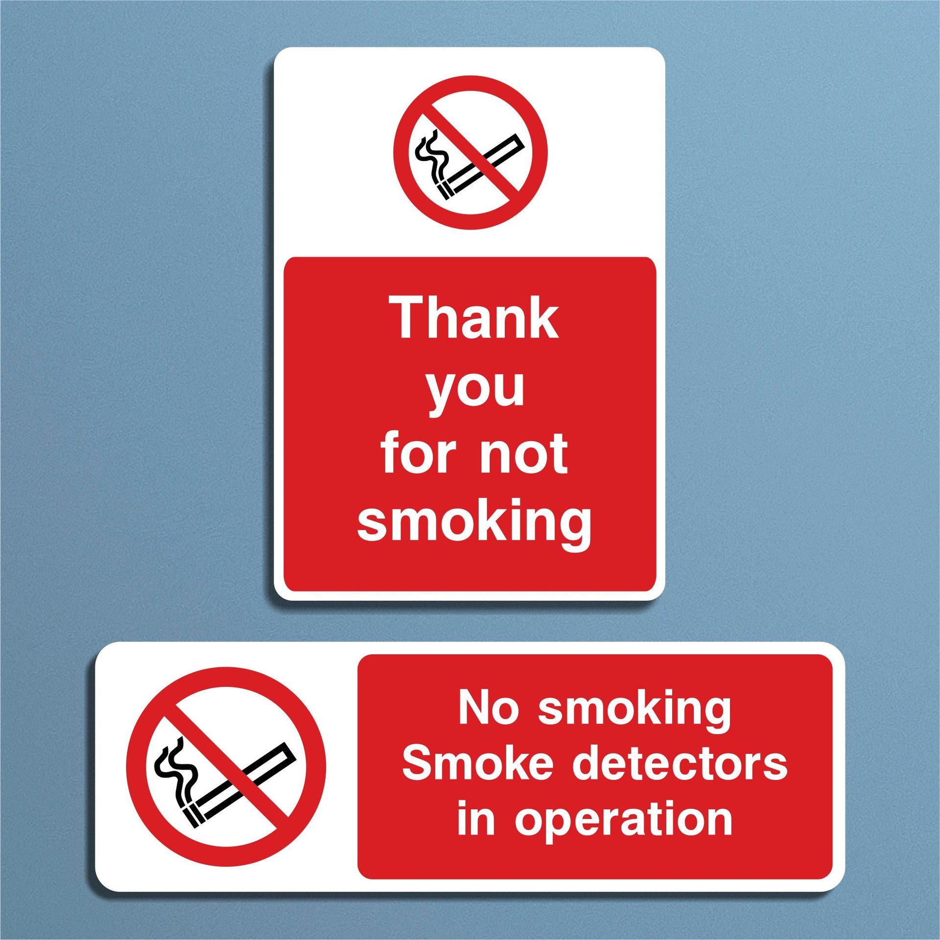 No Smoking Signs