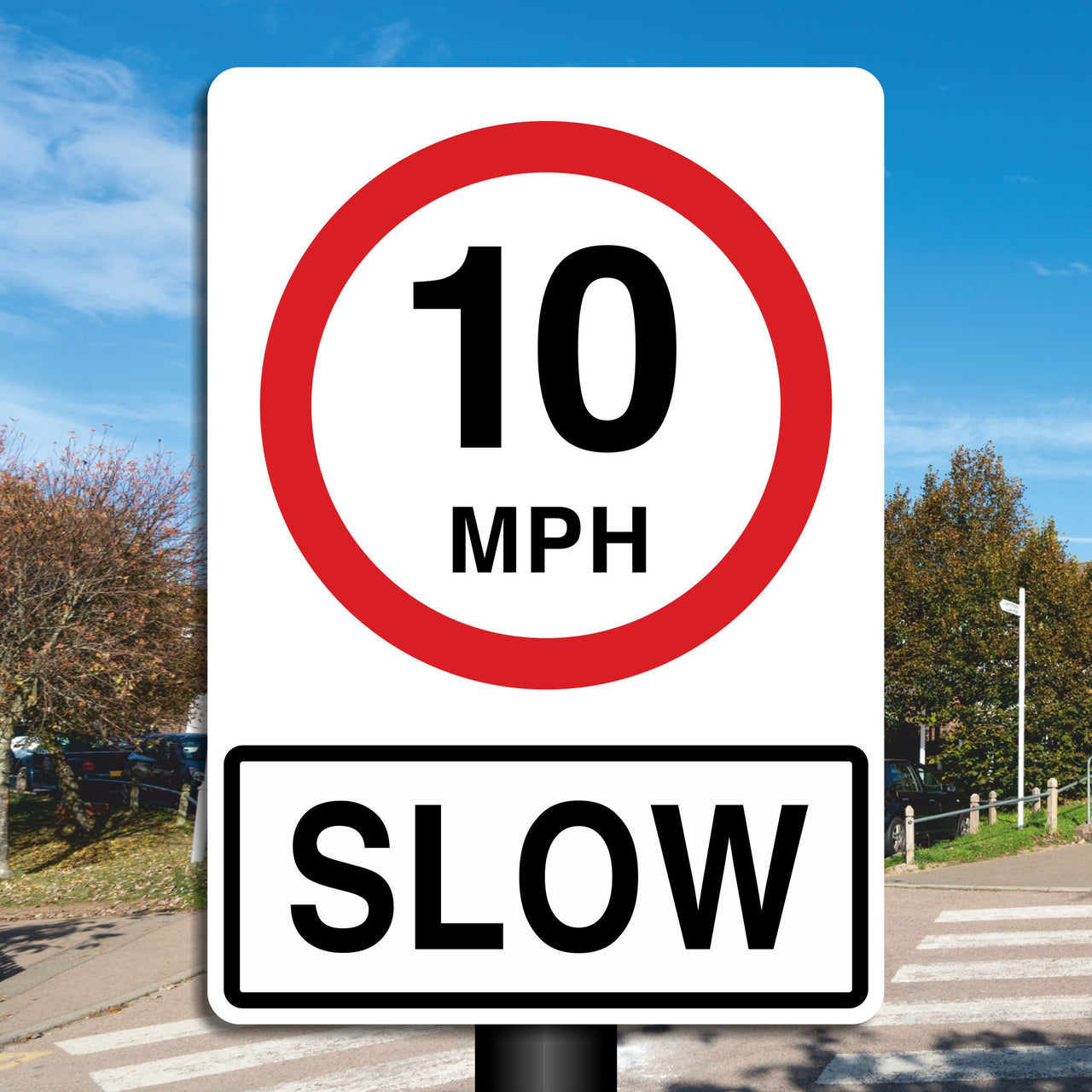10mph Slow Sign