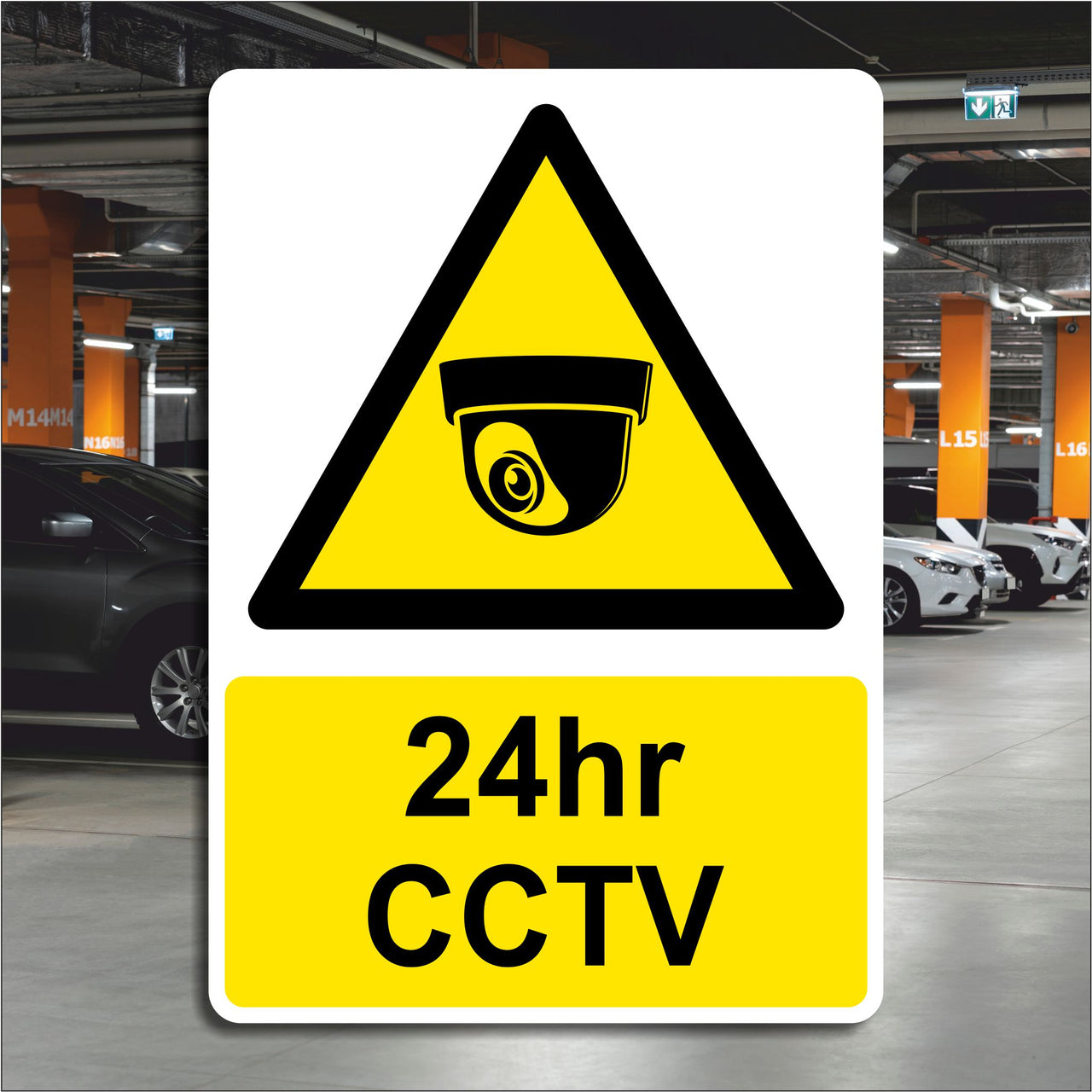 24r CCTV Sign