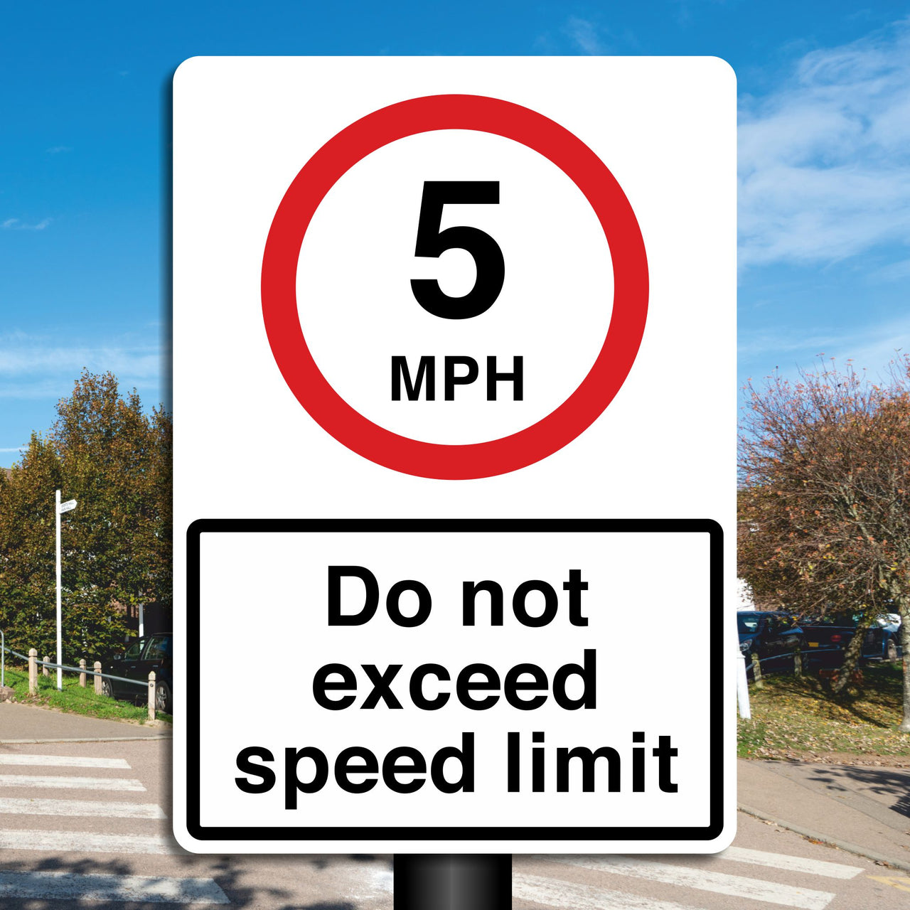 5mph Do Not Exceed Speed Limit Sign