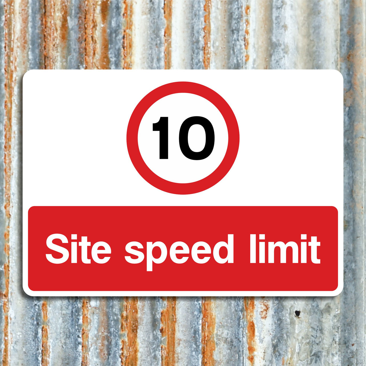 10 MPH Site Speed Limit Signs
