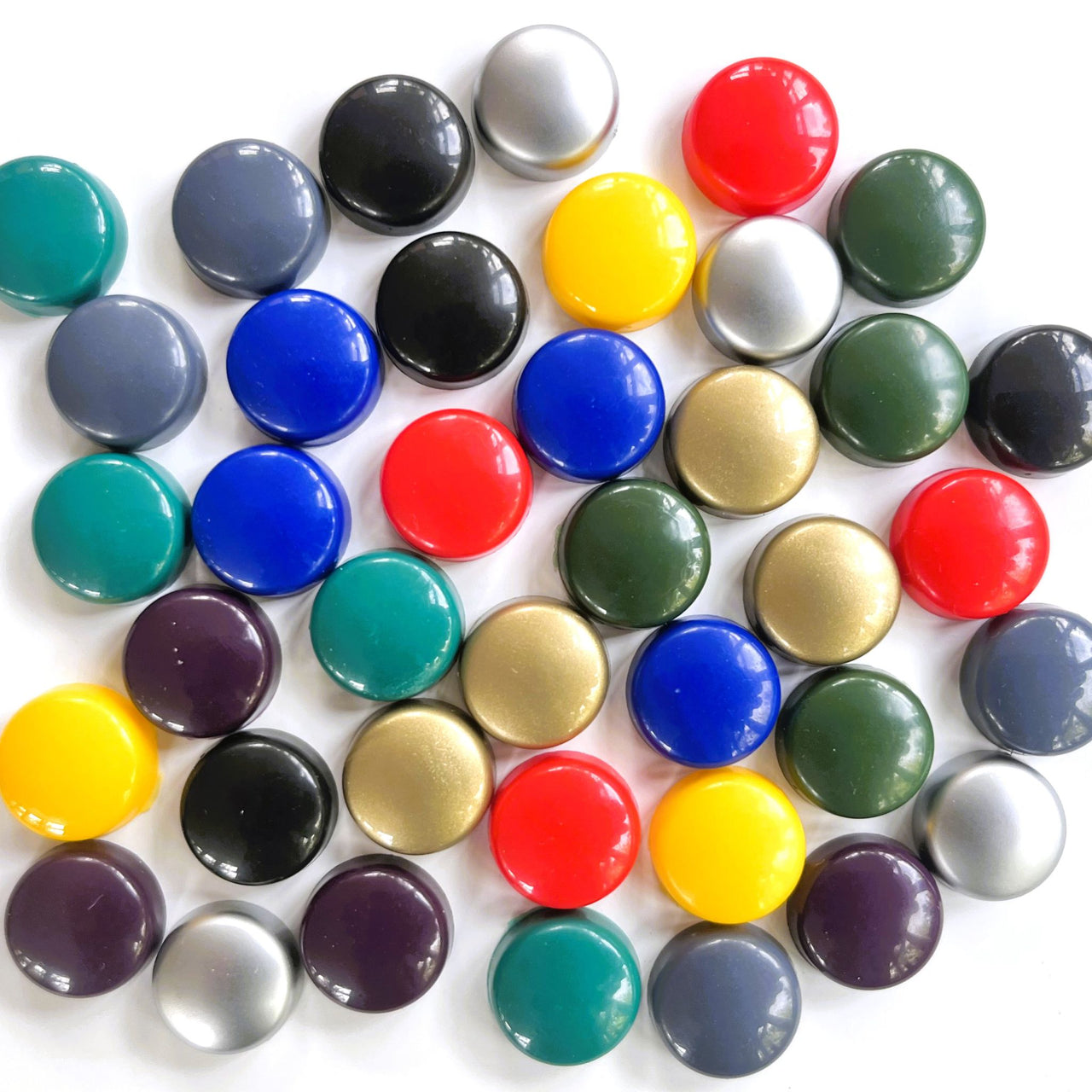 Red Snap Caps - Cap & Washer Wall Fixing Kit