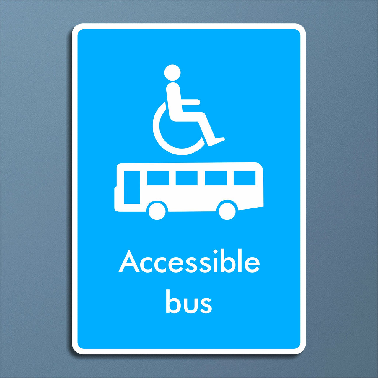Accessible Bus Sign