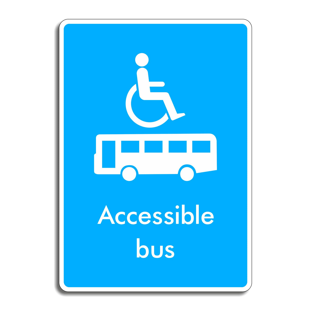 Accessible Bus Sign