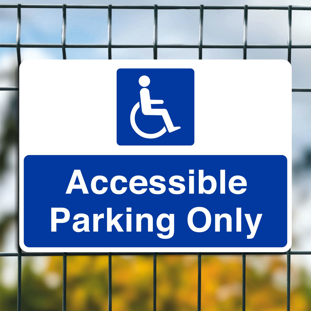 Accessible Parking Only Sign