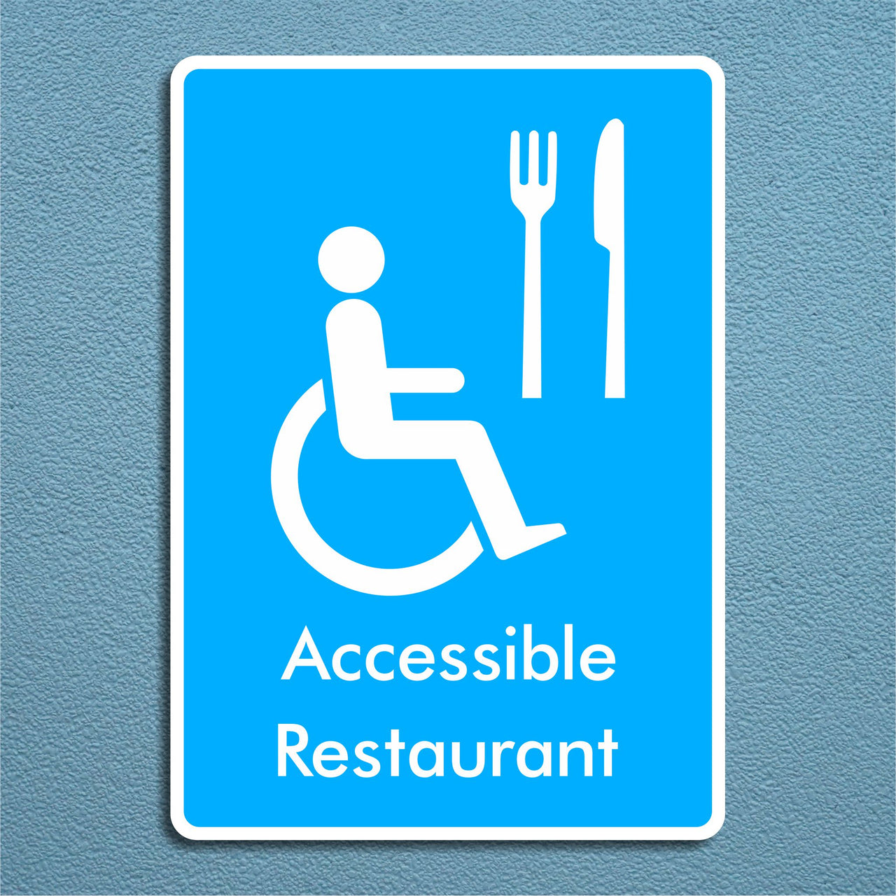 Accessible Restaurant Sign
