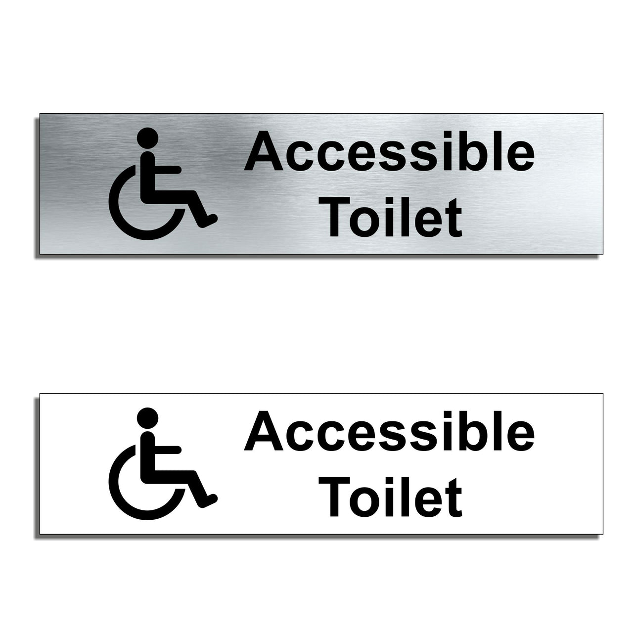 Accessible Toilet Door Sign