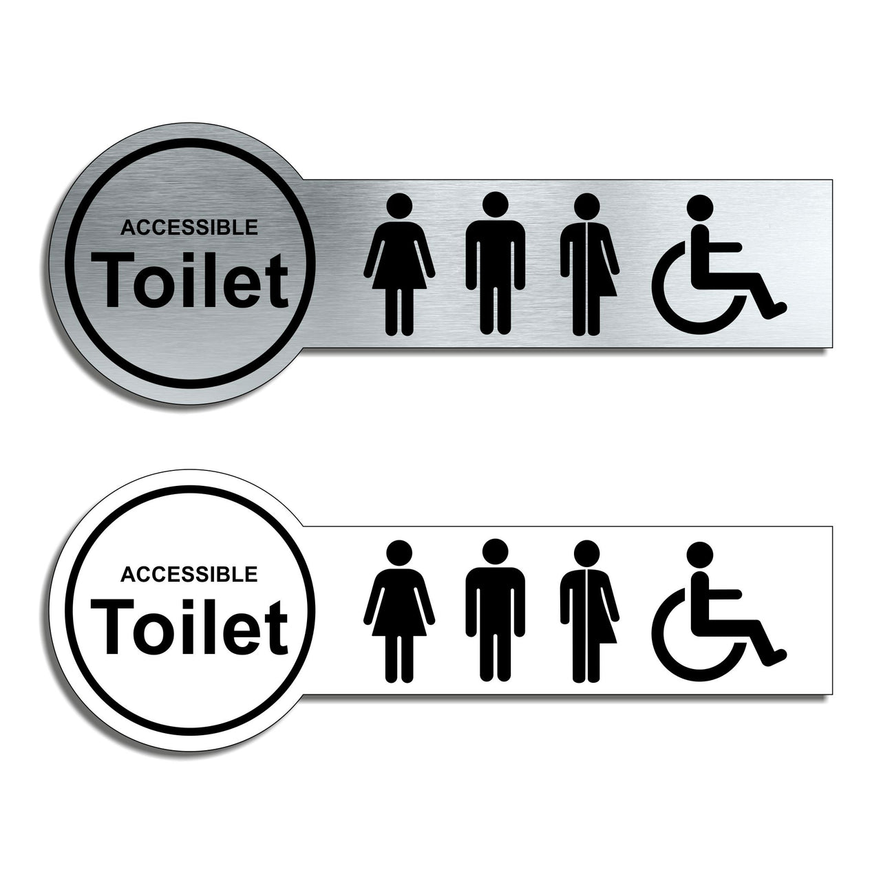Accessible Toilet Door Sign