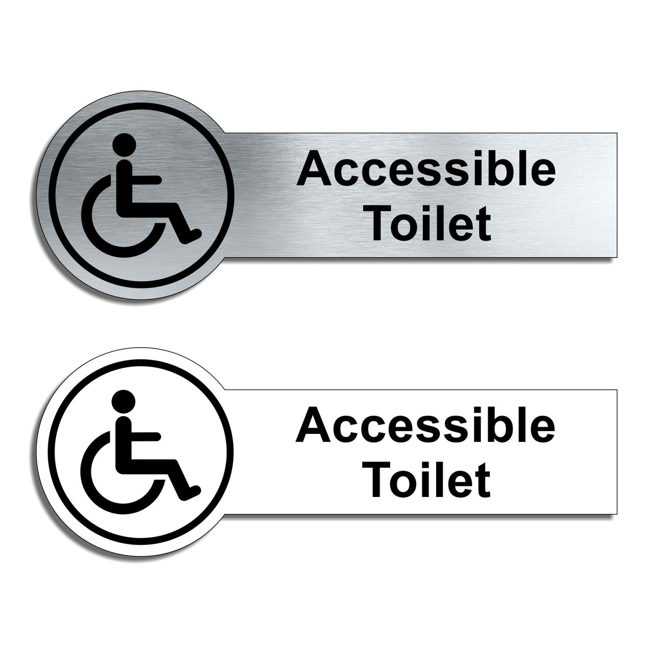 Accessible Toilet Door Sign