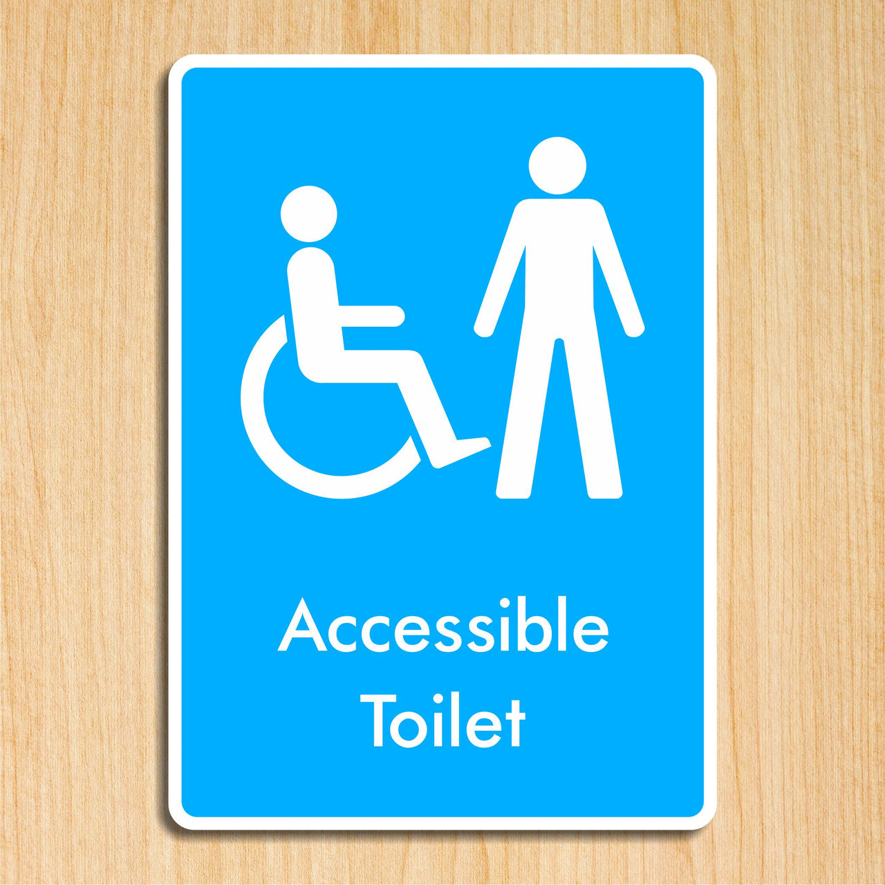 Male Accessible Toilet Sign