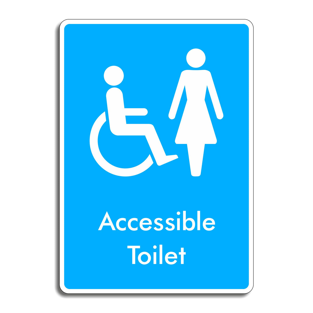 Female Accessible Toilet Sign