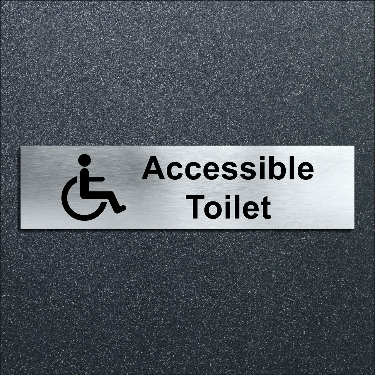 Accessible Toilet Door Sign