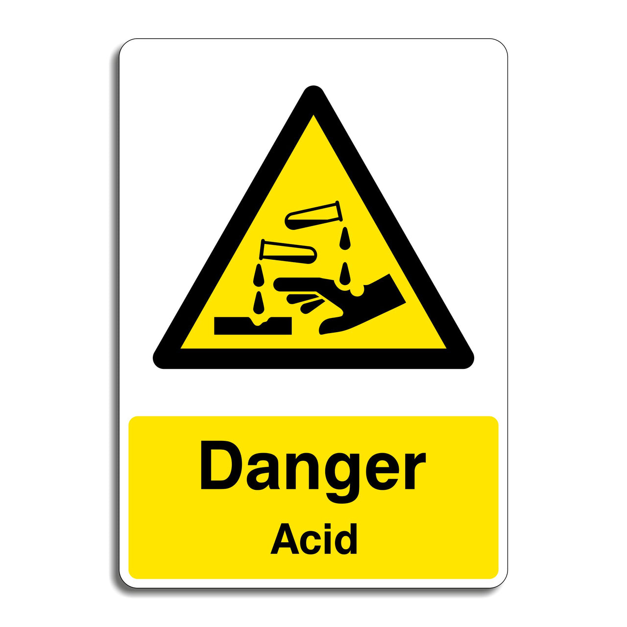 Danger Acid Sign - CHEM0045