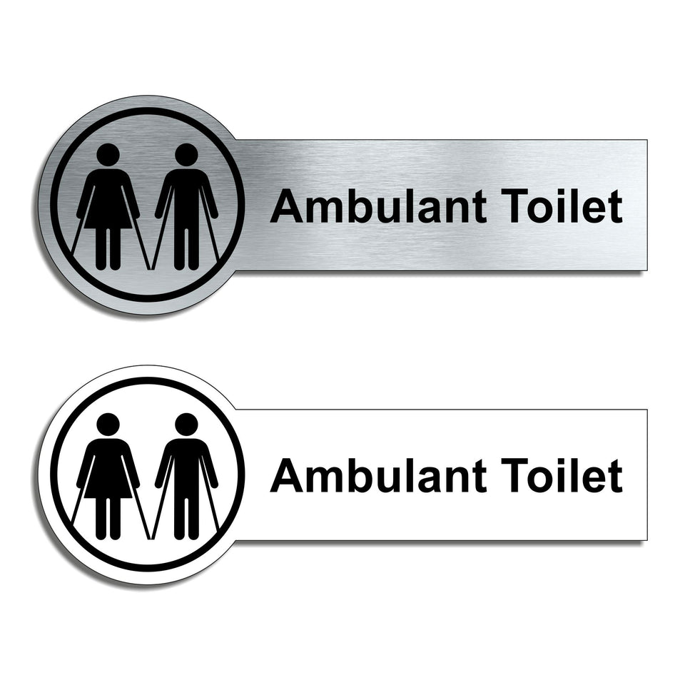 Unisex Ambulant Toilet Door Sign