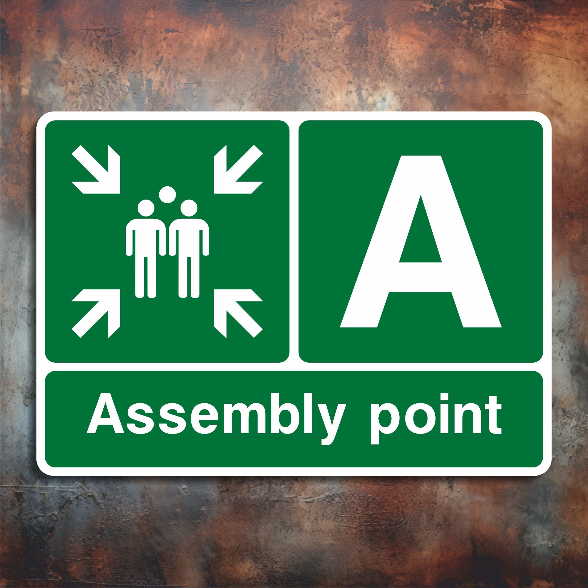 Assembly Point A Sign