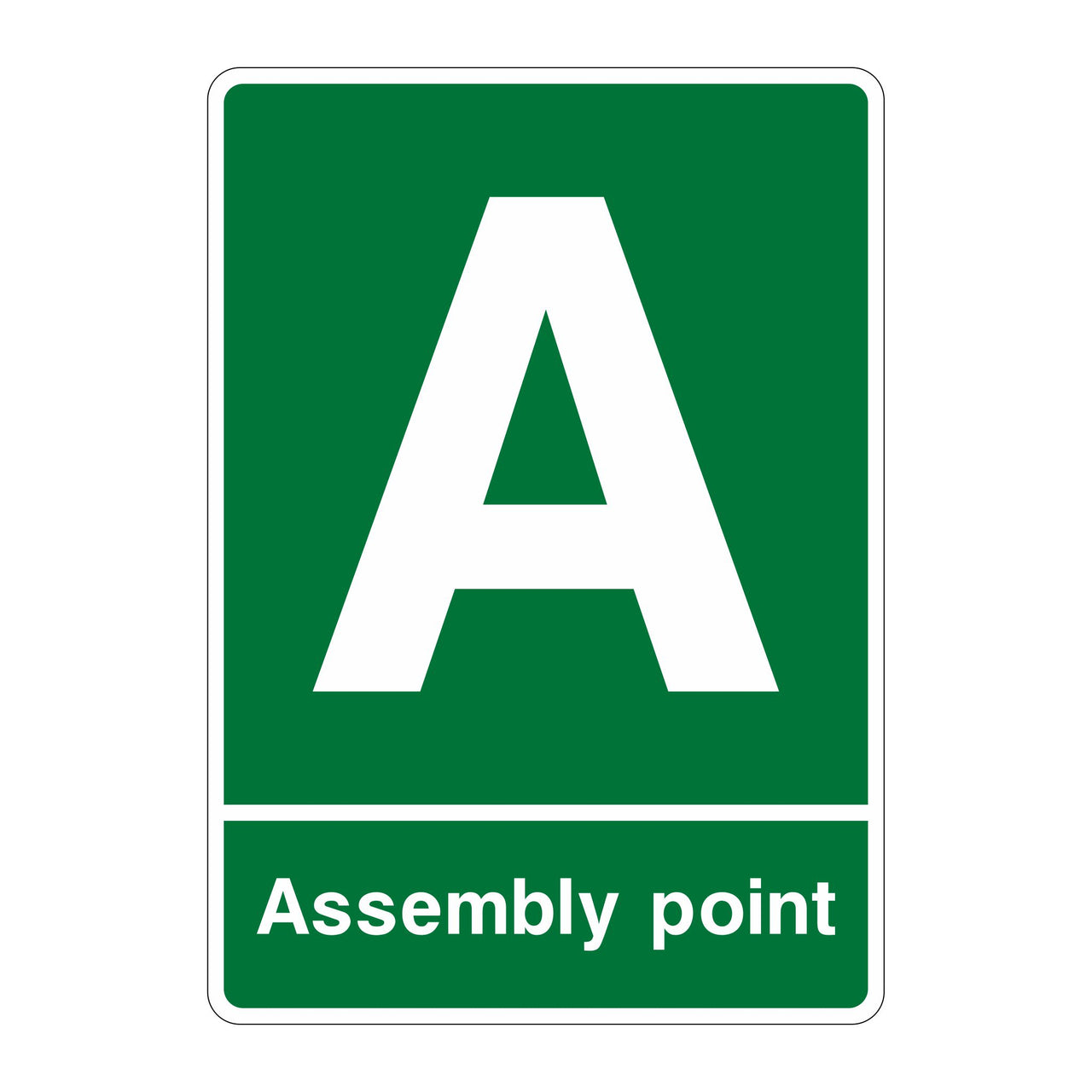 Assembly Point Sign - A