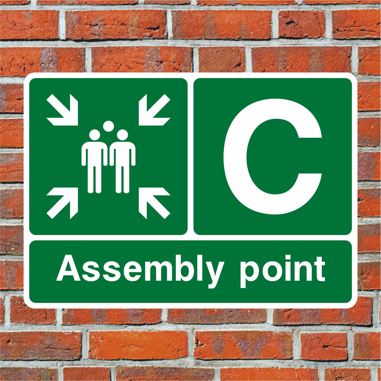 Assembly Point C Sign