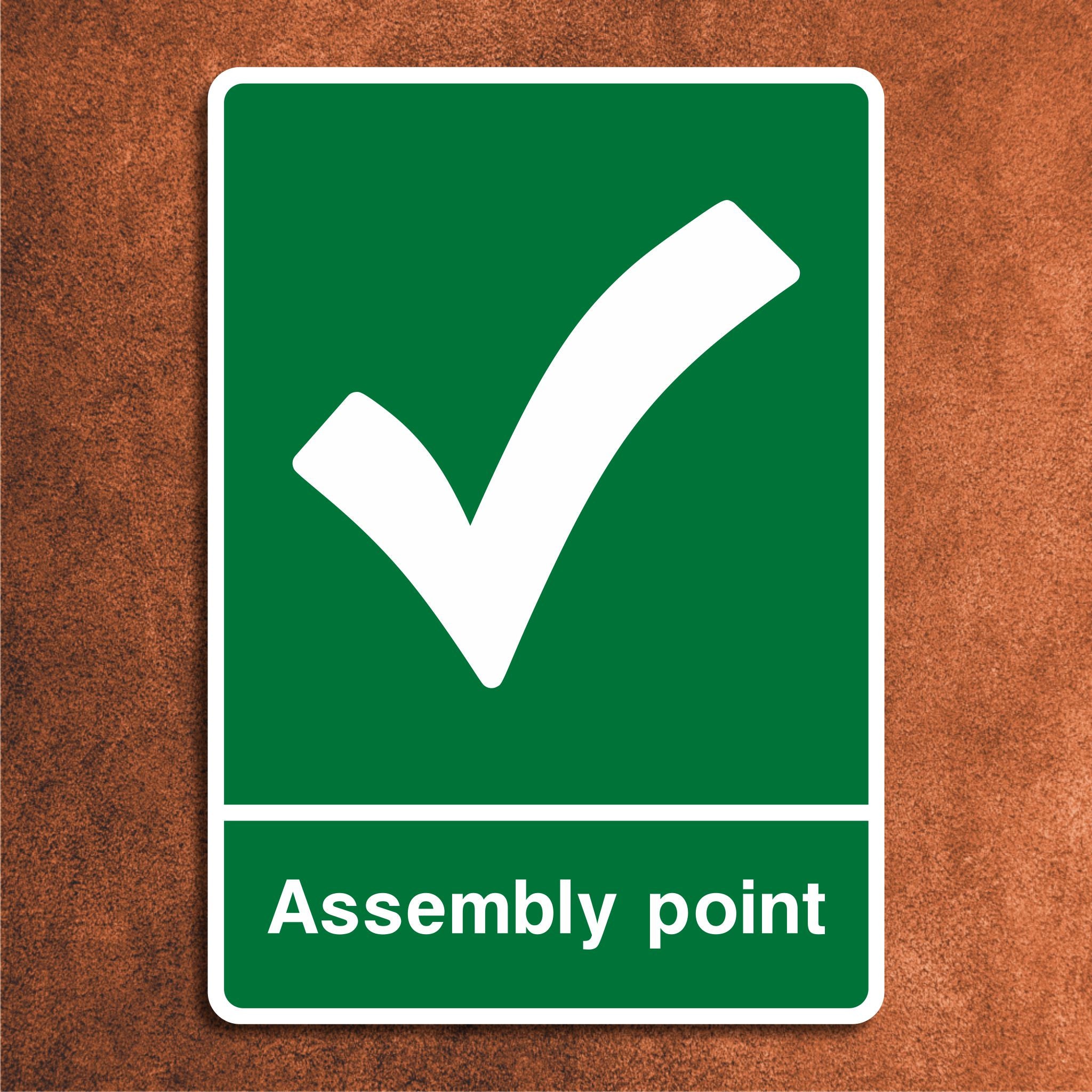 Emergency Assembly Point Sign