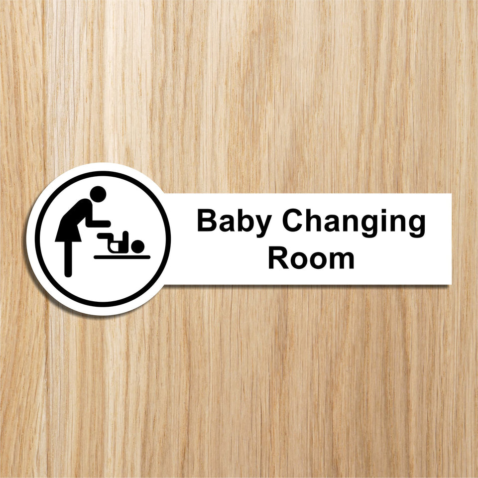 Baby Changing Room Door Sign