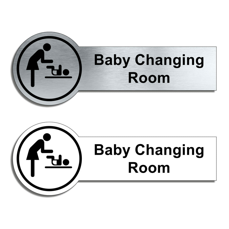 Baby Changing Room Door Sign