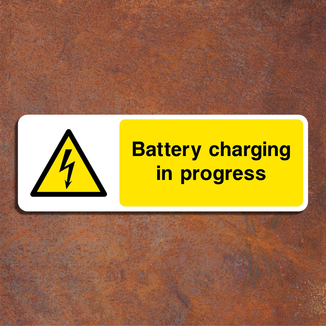Battery Charging In Progress Sign