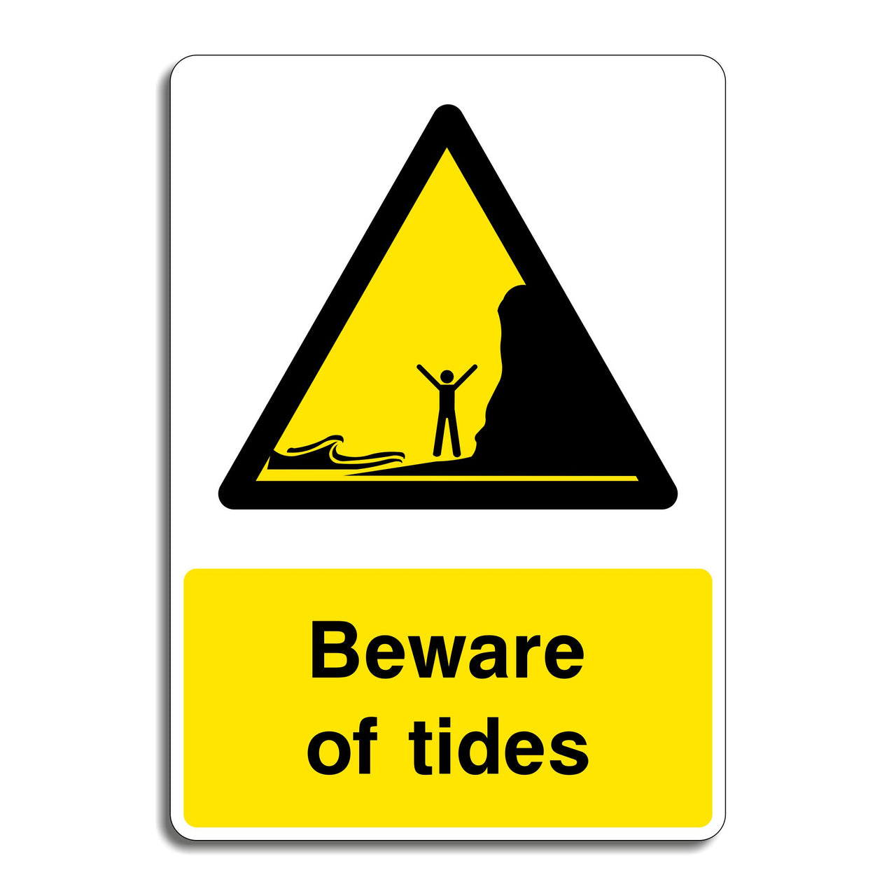 Beware Of Tides Sign