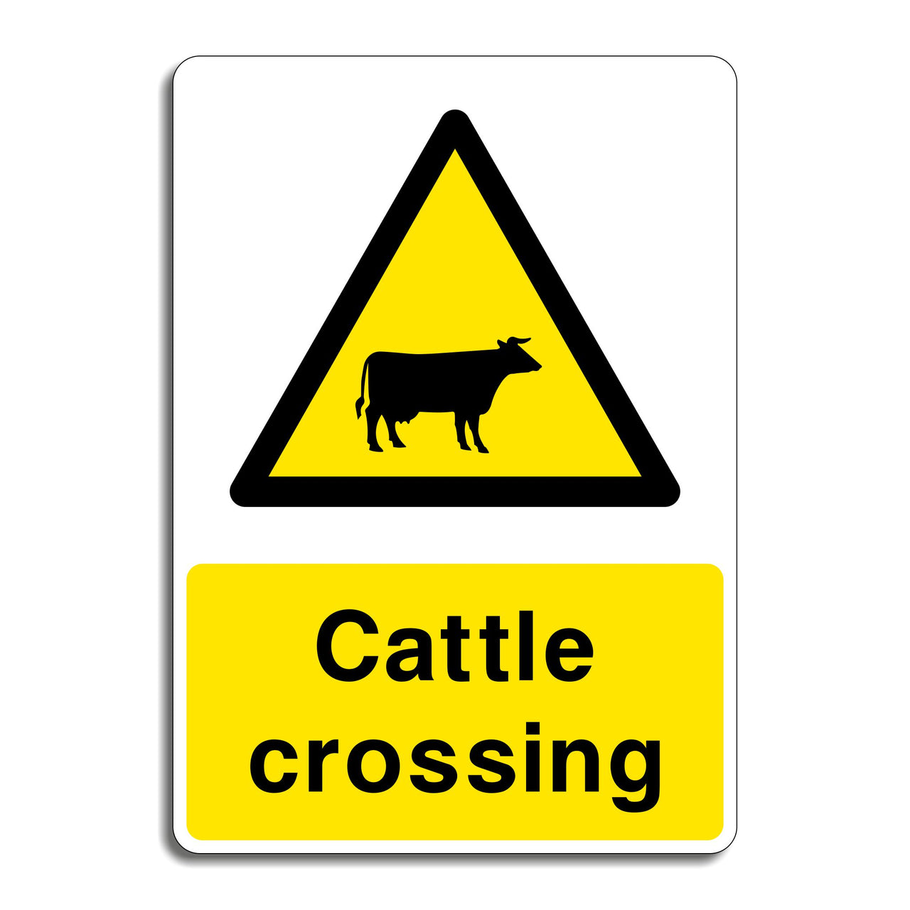 Cattle Crossing Sign
