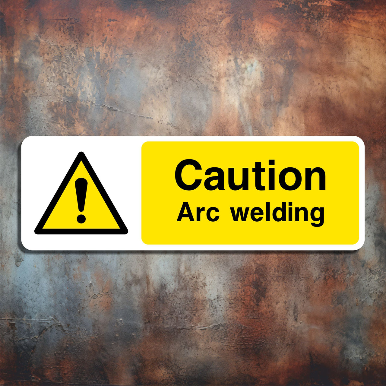 Caution Arc Welding Sign
