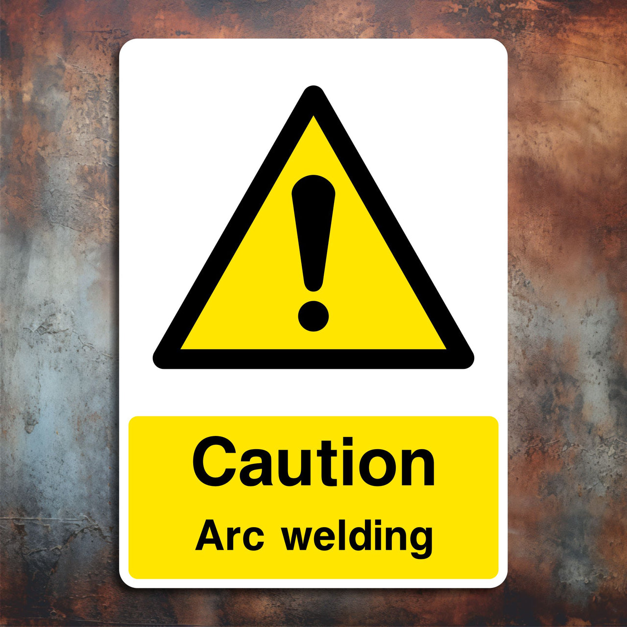 Caution Arc Welding Sign