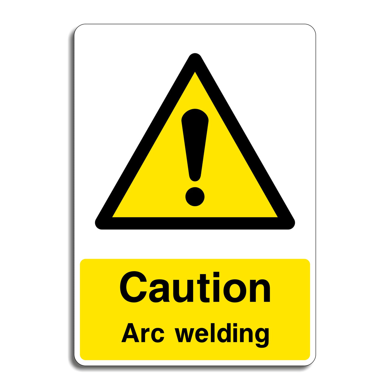 Caution Arc Welding Sign