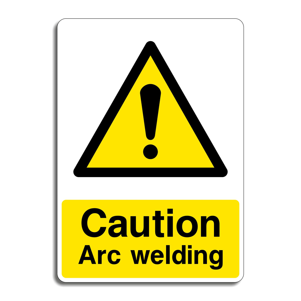 Caution Arc Welding Sign
