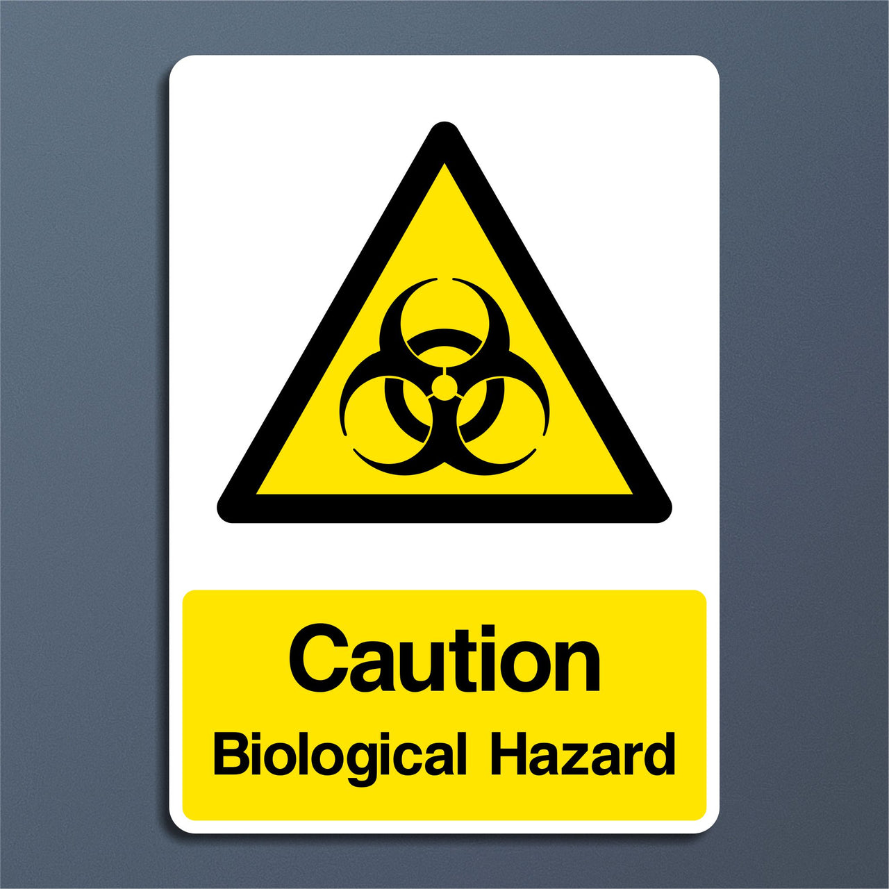 Caution Biological Hazard Sign