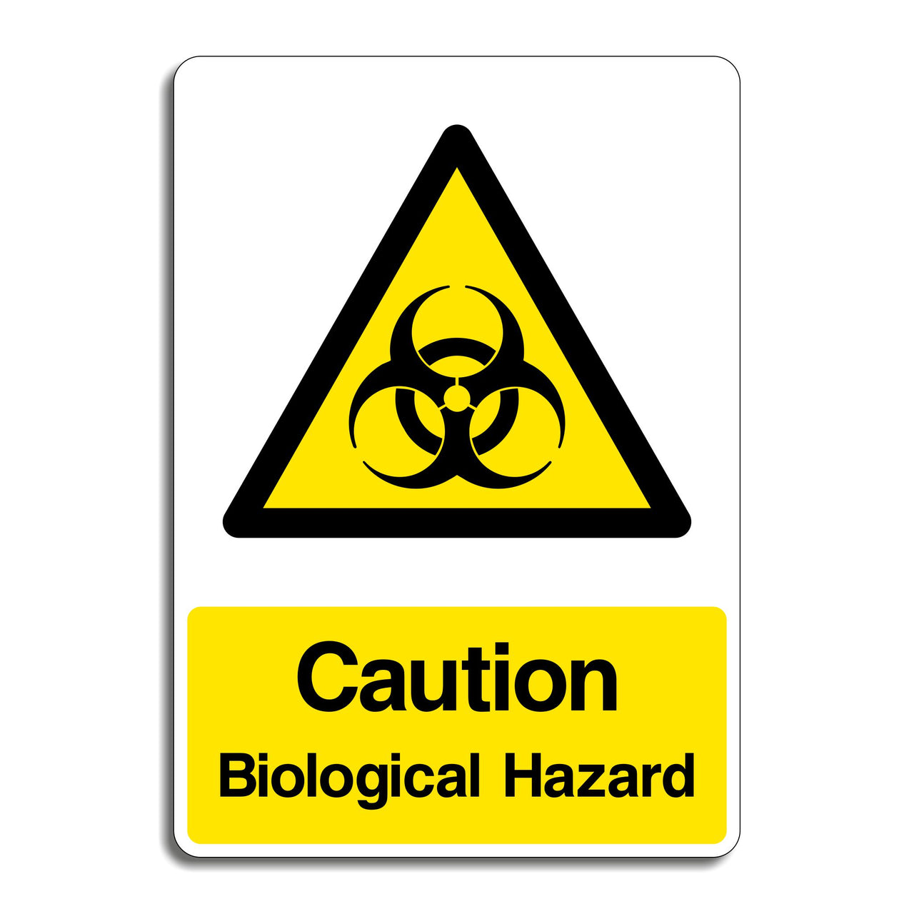 Caution Biological Hazard Sign
