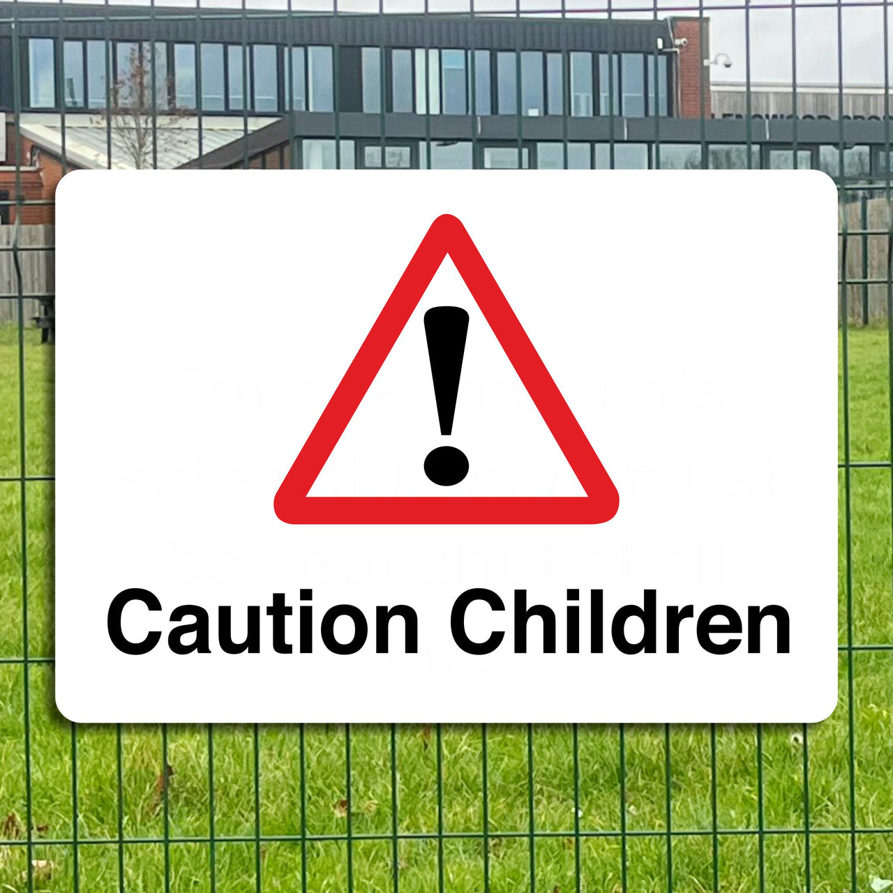 Caution Children Sign