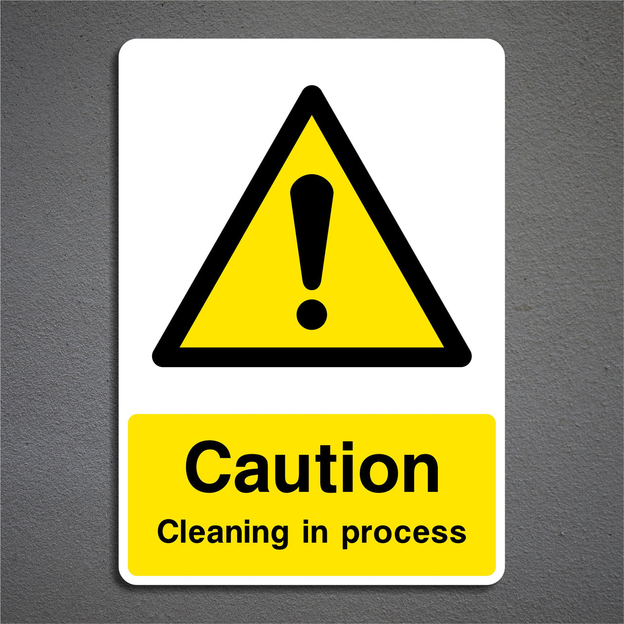 Caution Cleaning In Process Sign
