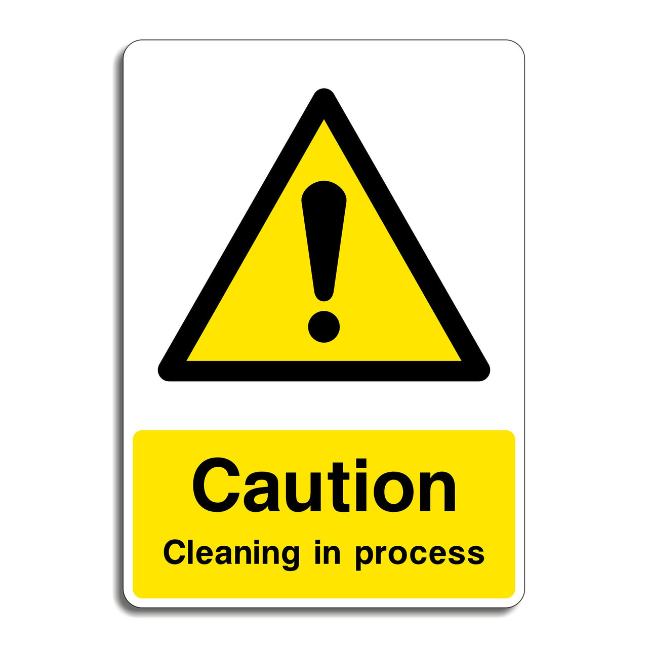 Caution Cleaning In Process Sign