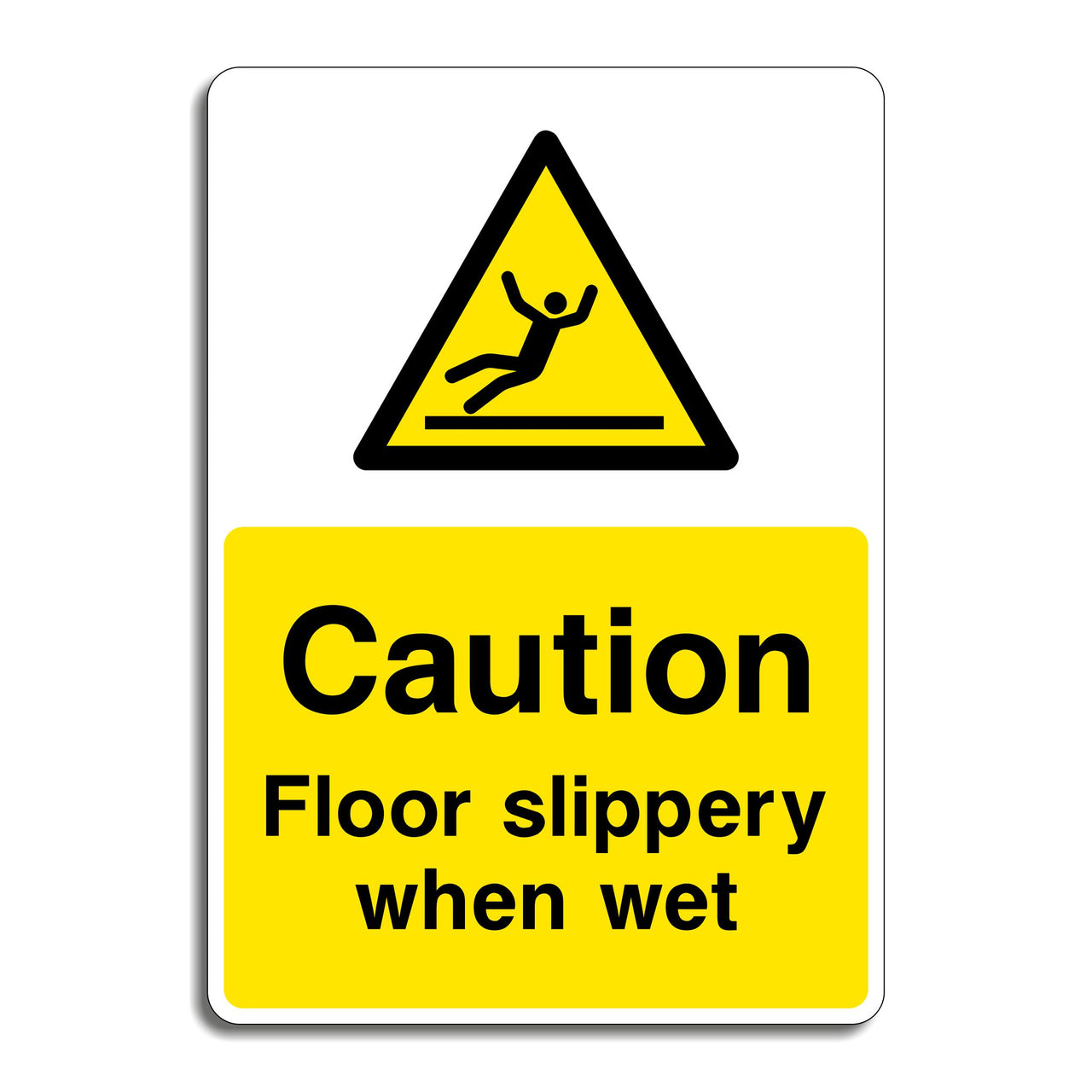 Caution Floor Slippery When Wet Sign