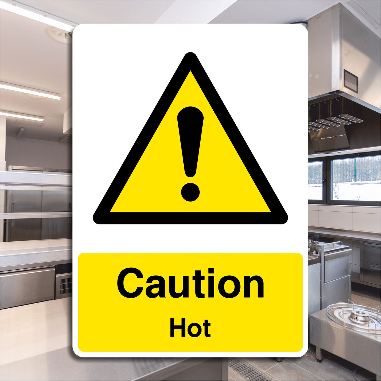 Caution Hot Sign