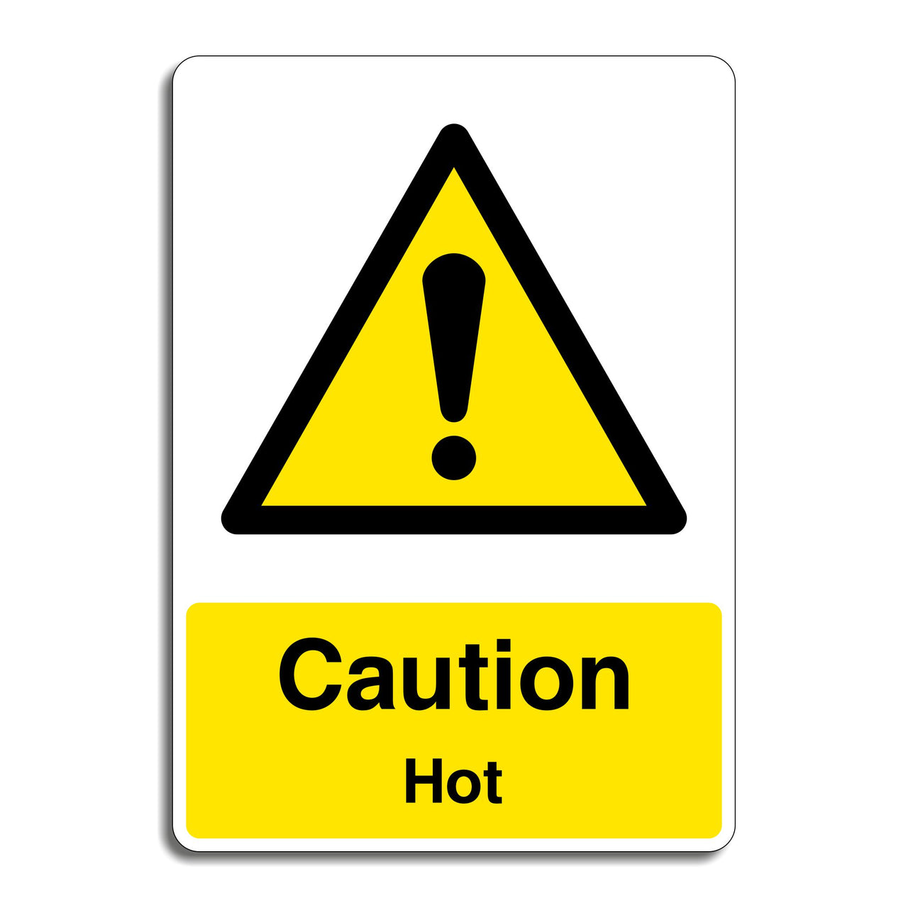Caution Hot Sign