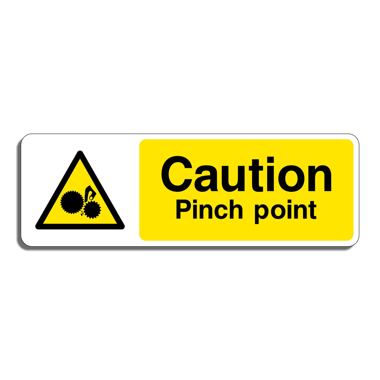 Caution Pinch Point Sign