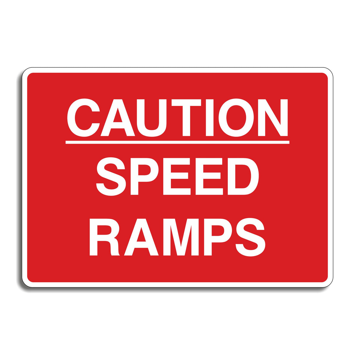 Exit Ramp Speed Signs Caution Speed Ramps Sign