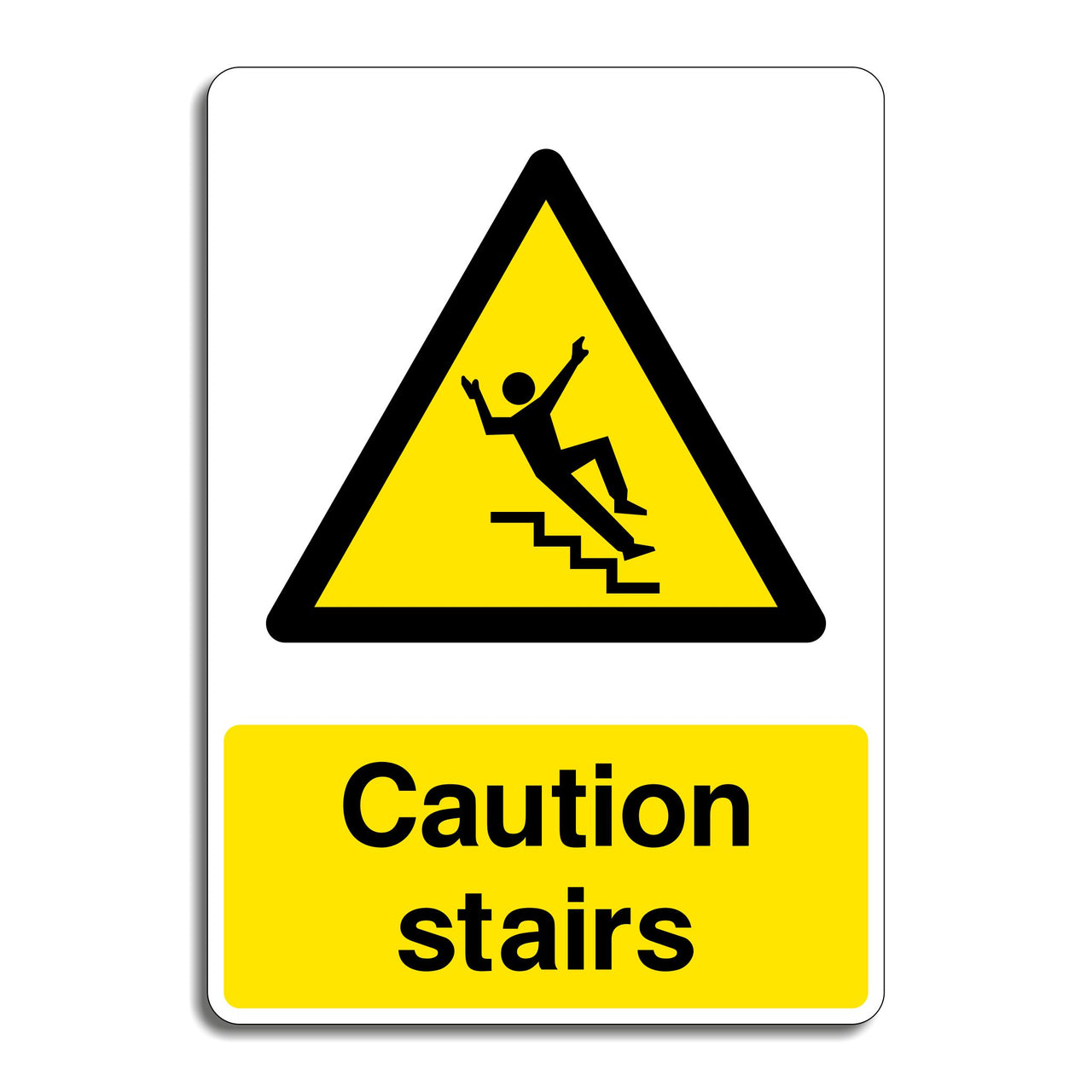 Caution Stairs Sign