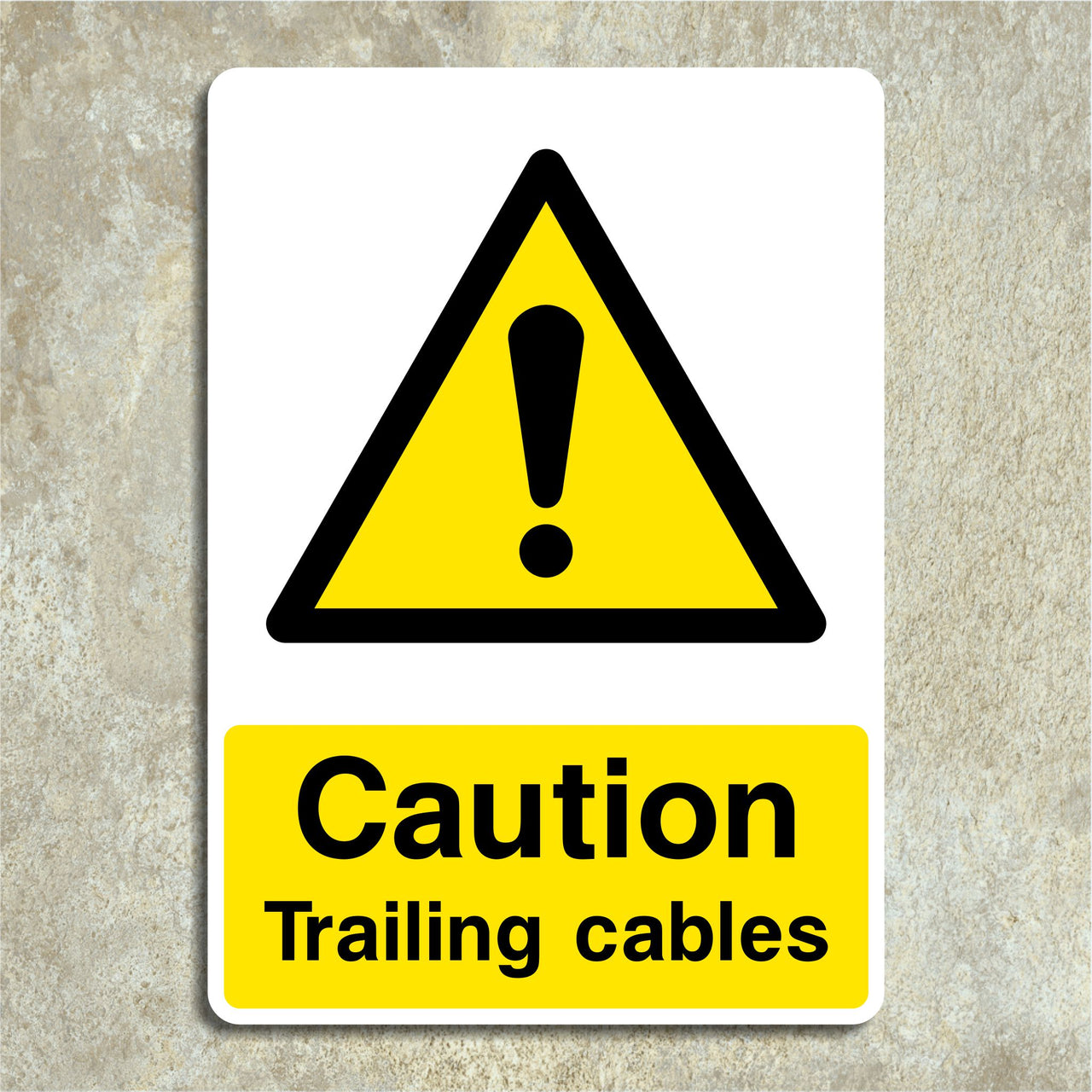 Caution Trailing Cables Sign