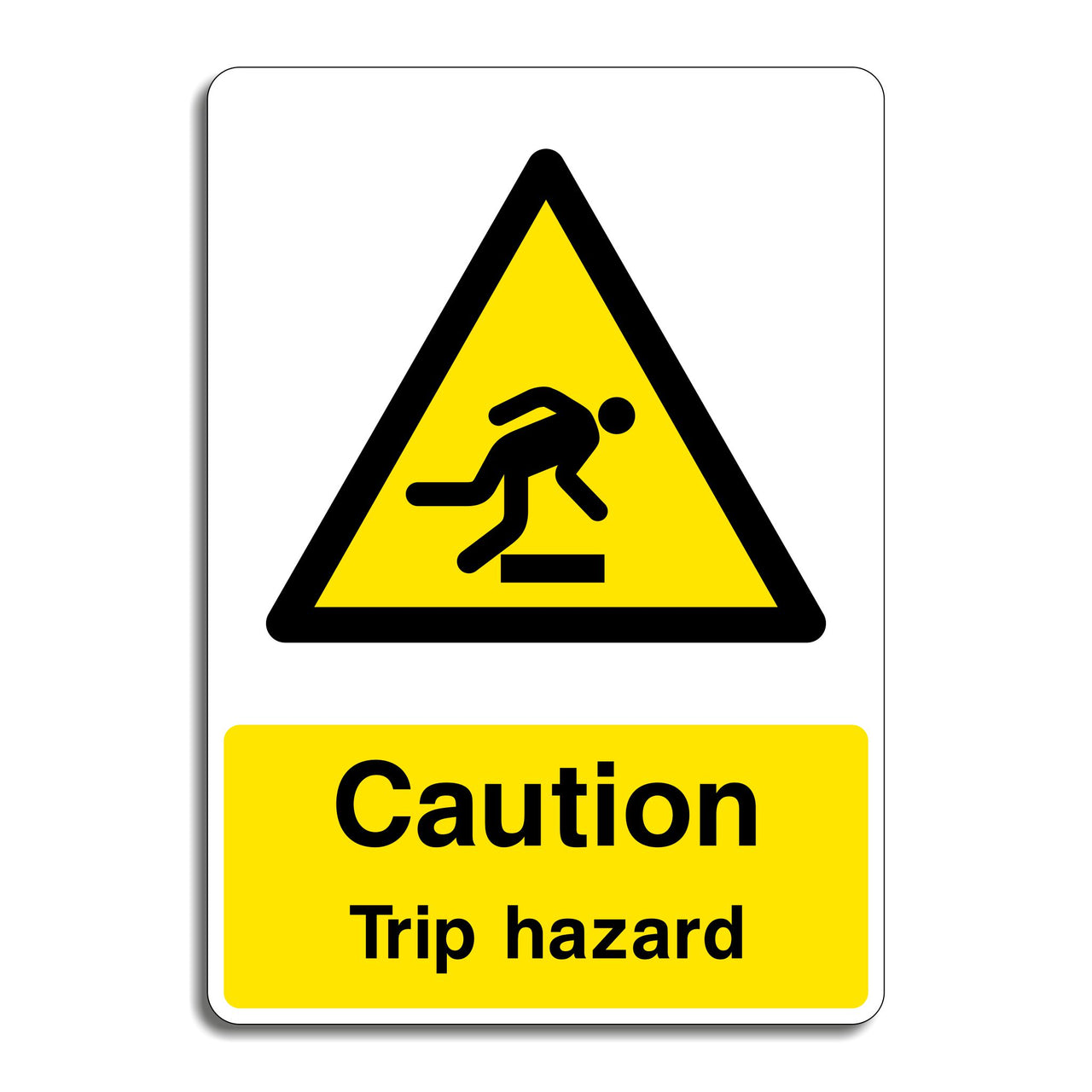 Caution Trip Hazard Sign