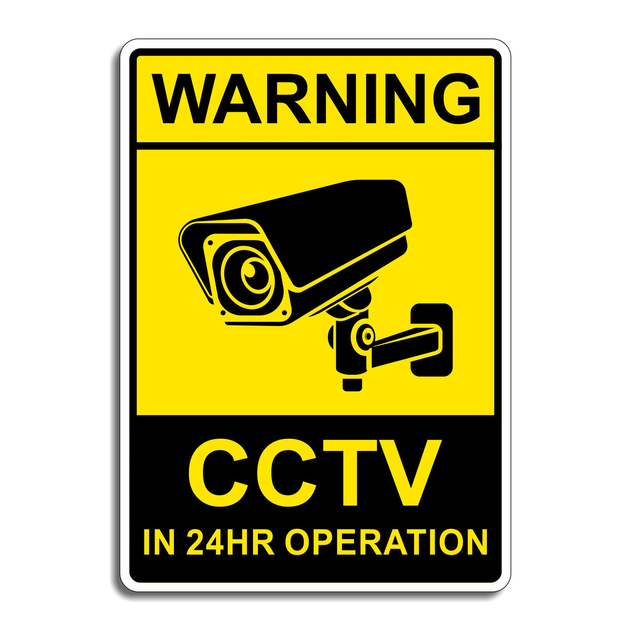 Warning CCTV In Operation Sign