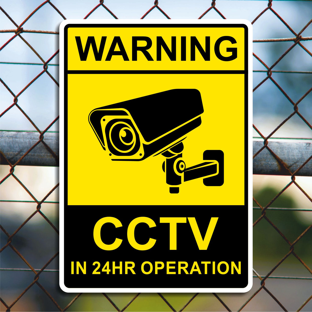 Warning CCTV In Operation Sign