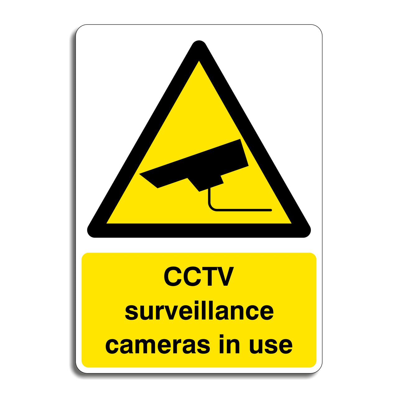 CCTV Surveillance Cameras In Use Sign