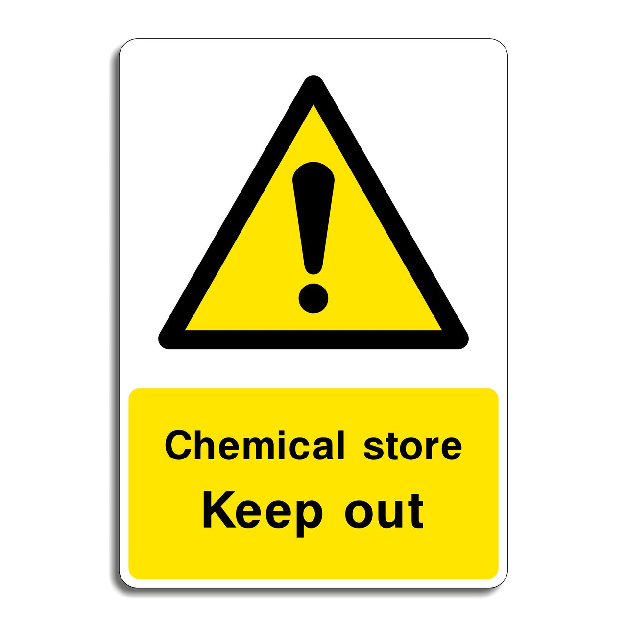 Chemical Store Keep Out Sign