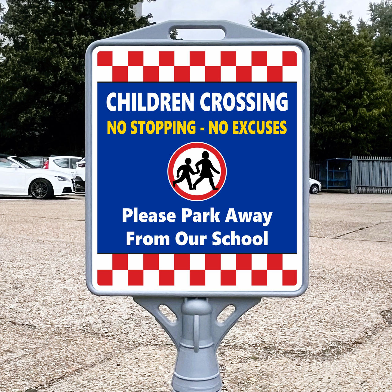 Children Crossing Freestanding School Sign
