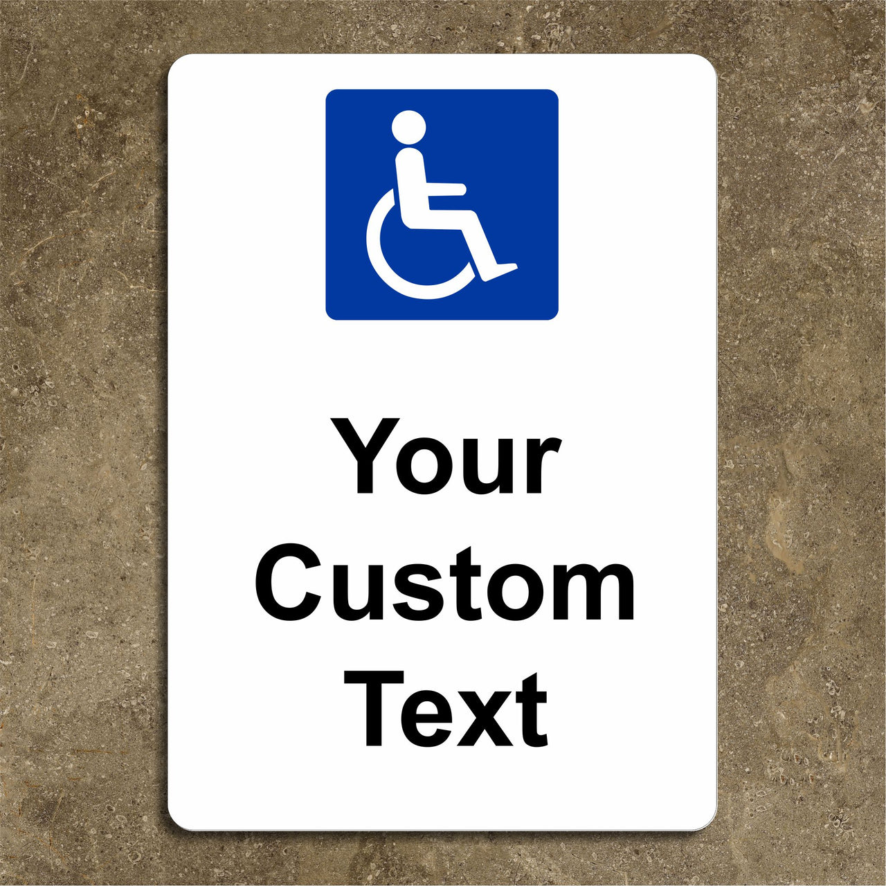 Custom Disabled Parking Sign